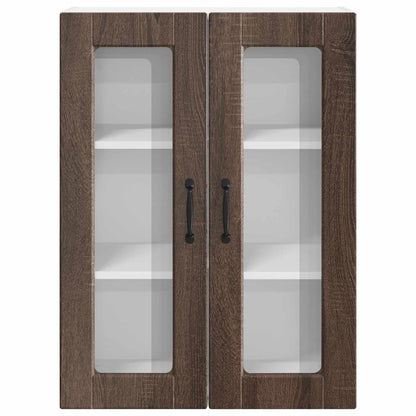 vidaXL Küchenschrank Braun Eichen-Optik 60 x 31 x 80 cm Holzwerkstoff