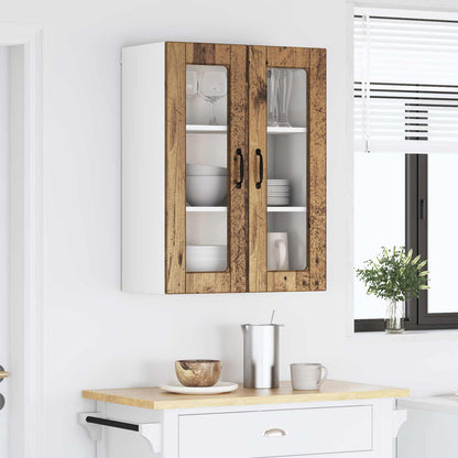 vidaXL Küchenschrank mit Regal Altholz 60 x 31 x 80 cm Holzwerkstoff