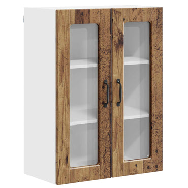 vidaXL Küchenschrank mit Regal Altholz 60 x 31 x 80 cm Holzwerkstoff