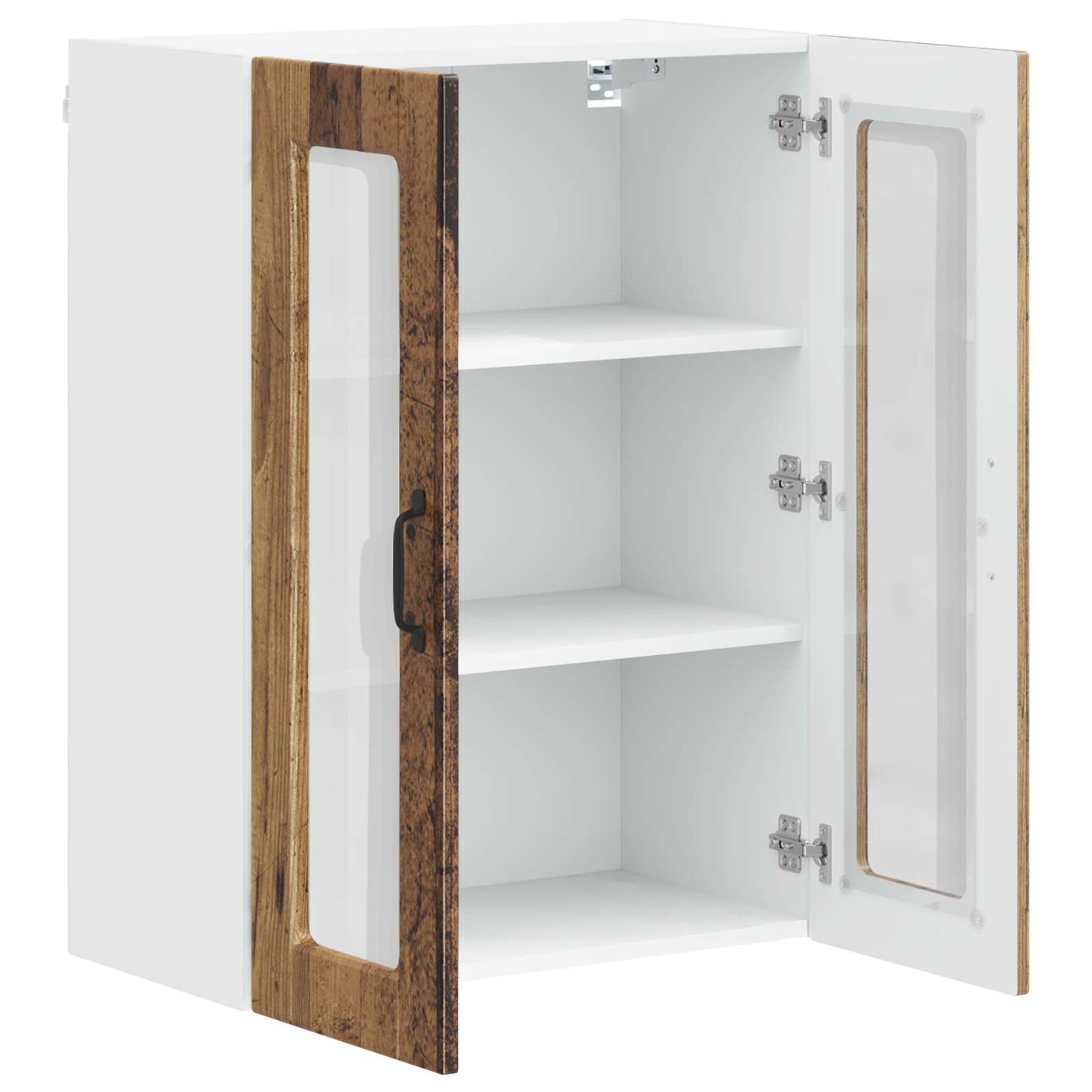 vidaXL Küchenschrank mit Regal Altholz 60 x 31 x 80 cm Holzwerkstoff