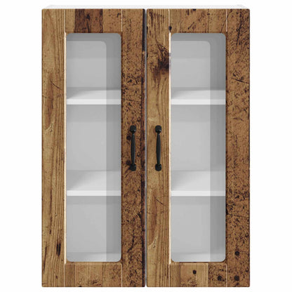 vidaXL Küchenschrank mit Regal Altholz 60 x 31 x 80 cm Holzwerkstoff