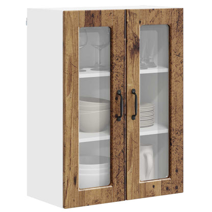 vidaXL Küchenschrank mit Regal Altholz 60 x 31 x 80 cm Holzwerkstoff