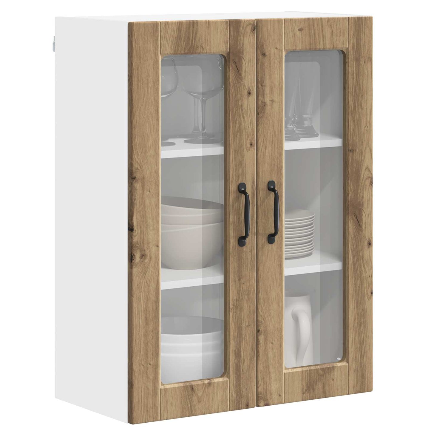 vidaXL Küchenschrank Artisan-Eiche 60 x 31 x 80 cm Holzwerkstoff