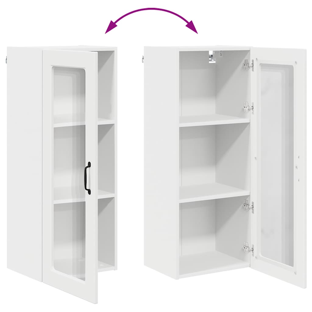 vidaXL Küchenschrank mit Regal Weiß 40 x 31 x 100 cm Holzwerkstoff