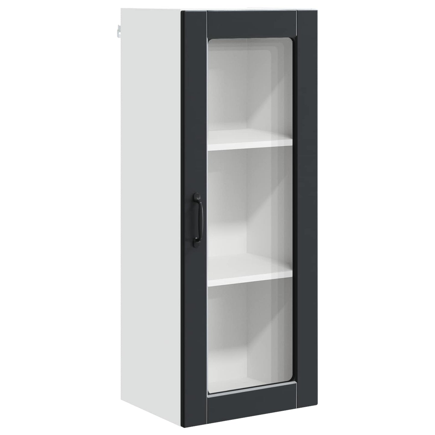 vidaXL Küchenschrank mit Regal Schwarz 40 x 31 x 100 cm Holzwerkstoff