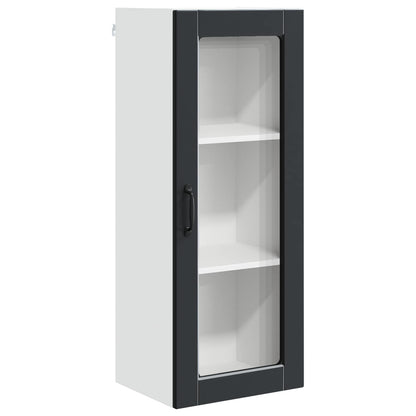 vidaXL Küchenschrank mit Regal Schwarz 40 x 31 x 100 cm Holzwerkstoff