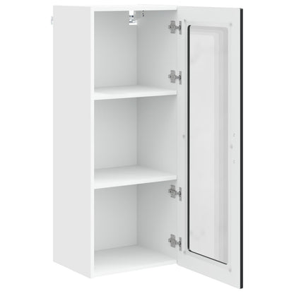 vidaXL Küchenschrank mit Regal Schwarz 40 x 31 x 100 cm Holzwerkstoff