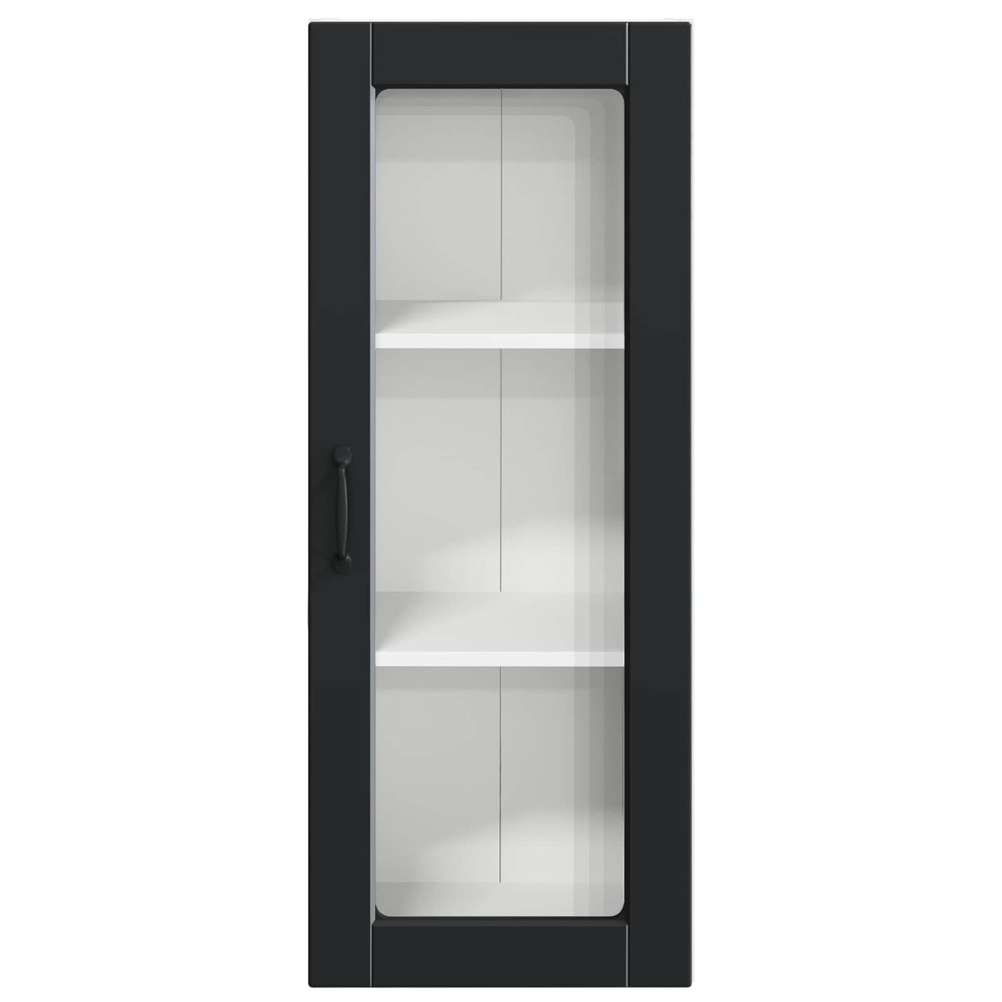 vidaXL Küchenschrank mit Regal Schwarz 40 x 31 x 100 cm Holzwerkstoff
