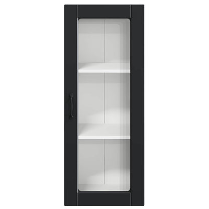 vidaXL Küchenschrank mit Regal Schwarz 40 x 31 x 100 cm Holzwerkstoff