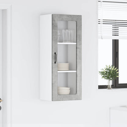 vidaXL Küchenschrank mit Tür Beton Grau 40 x 31 x 100 cm Holzwerkstoff