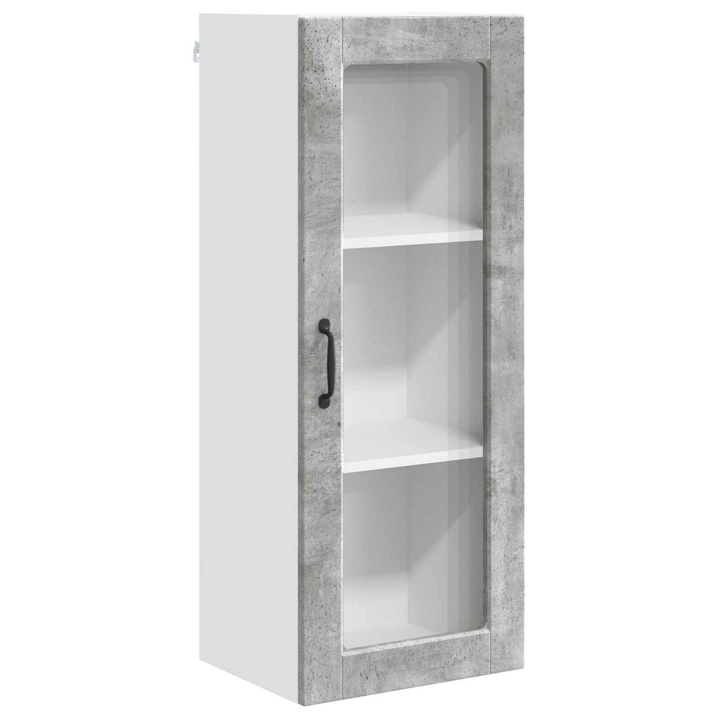 vidaXL Küchenschrank mit Tür Beton Grau 40 x 31 x 100 cm Holzwerkstoff