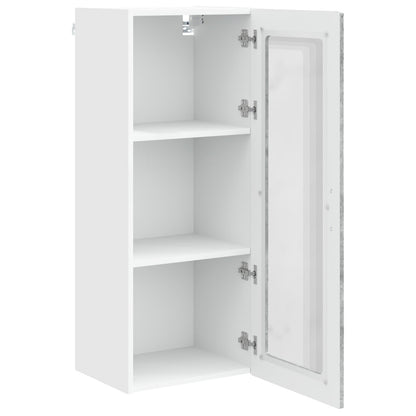 vidaXL Küchenschrank mit Tür Beton Grau 40 x 31 x 100 cm Holzwerkstoff