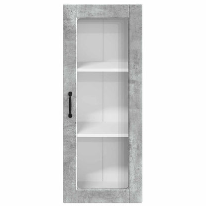 vidaXL Küchenschrank mit Tür Beton Grau 40 x 31 x 100 cm Holzwerkstoff