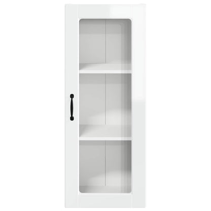 vidaXL Küchenschrank Hochglanz Weiß 40 x 31 x 100 cm Holzwerkstoff