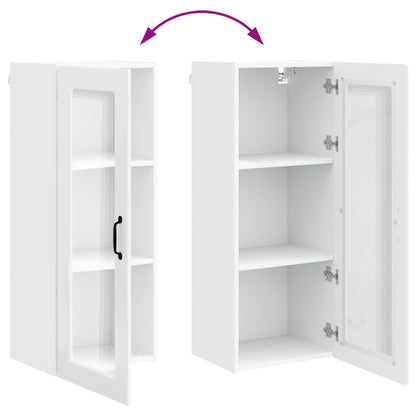 vidaXL Küchenschrank Hochglanz Weiß 40 x 31 x 100 cm Holzwerkstoff