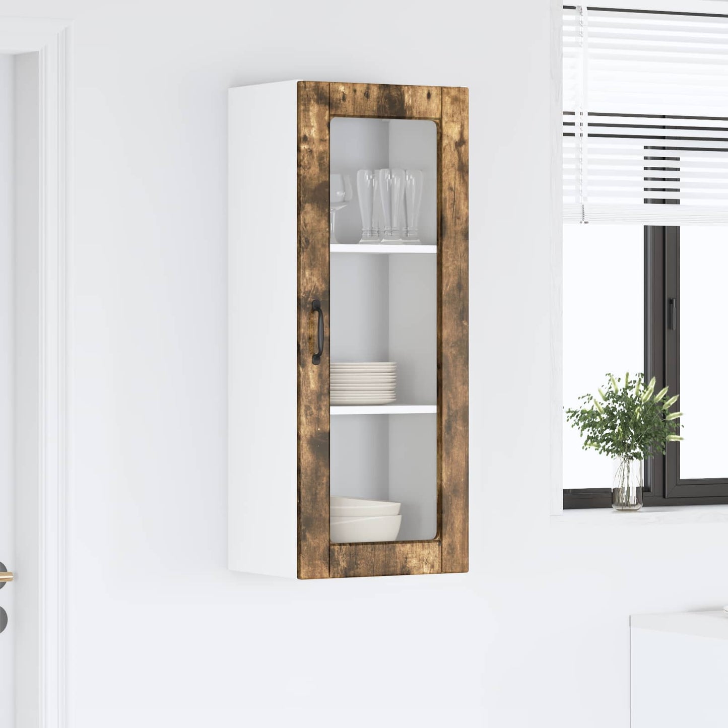 Küchenschrank Geräucherte Eiche 40 x 31 x 100 cm Holzwerkstoff