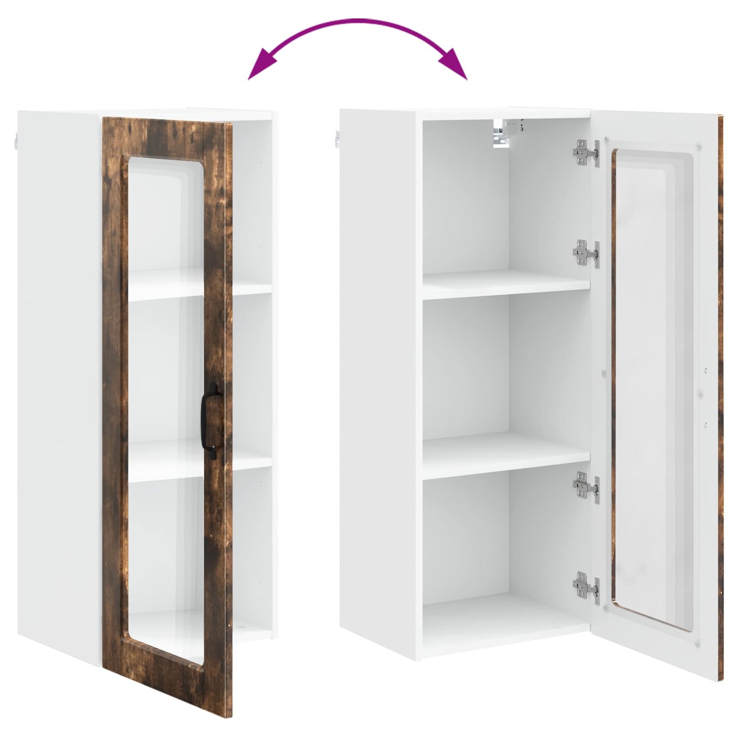 Küchenschrank Geräucherte Eiche 40 x 31 x 100 cm Holzwerkstoff