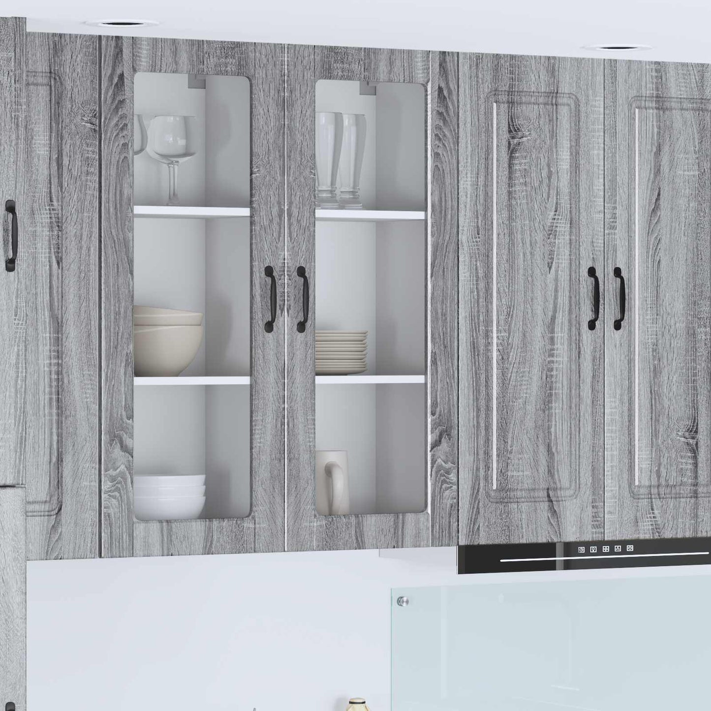 vidaXL Küchenschrank Graues Sonoma 40 x 31 x 100 cm Holzwerkstoff