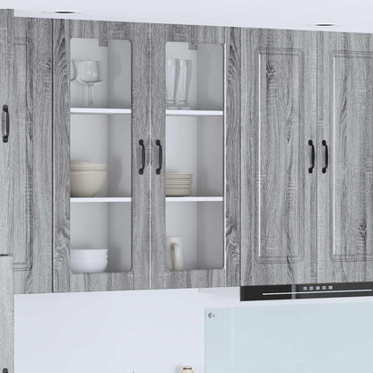 vidaXL Küchenschrank Graues Sonoma 40 x 31 x 100 cm Holzwerkstoff