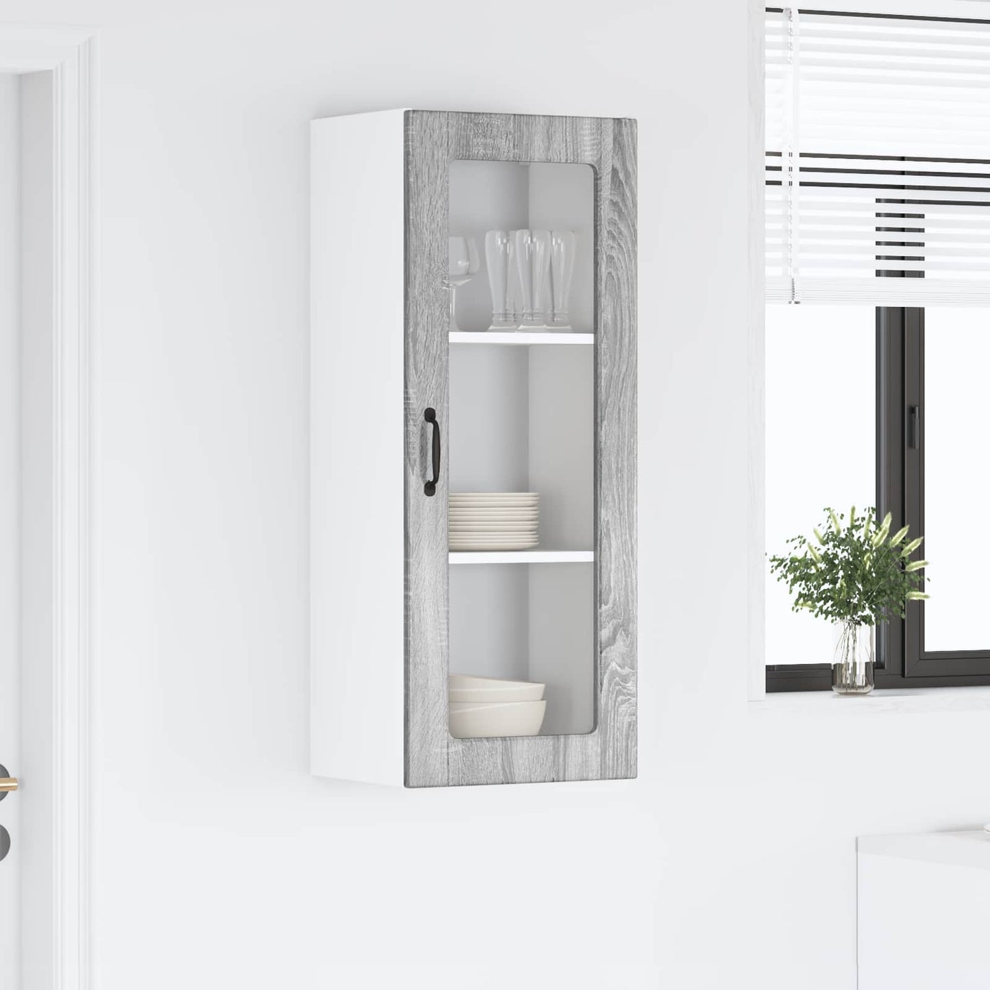 vidaXL Küchenschrank Graues Sonoma 40 x 31 x 100 cm Holzwerkstoff