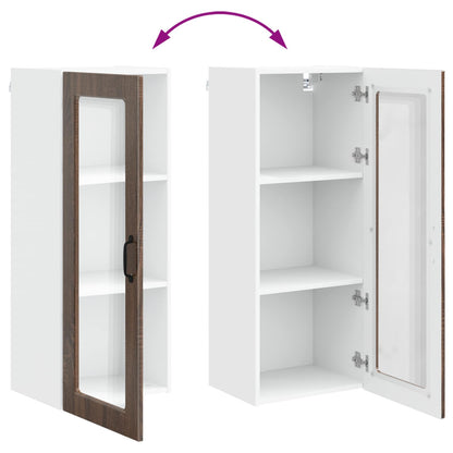 Küchenschrank Braun Eichen-Optik 40 x 31 x 100 cm Holzwerkstoff