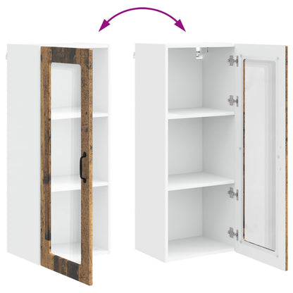 vidaXL Küchenschrank mit Regal Altholz 40 x 31 x 100 cm Holzwerkstoff