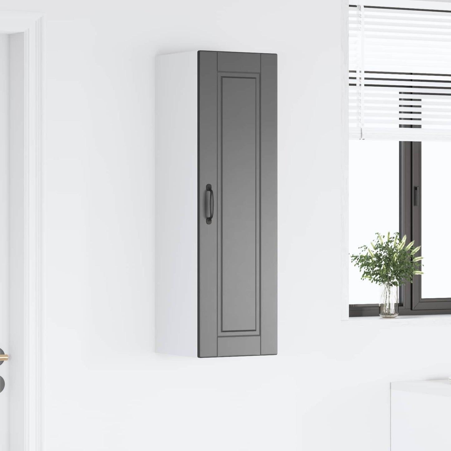 vidaXL Küchenschrank mit Regal Schwarz 30 x 31 x 100 cm Holzwerkstoff