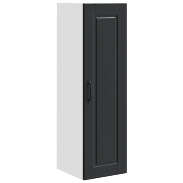 vidaXL Küchenschrank mit Regal Schwarz 30 x 31 x 100 cm Holzwerkstoff