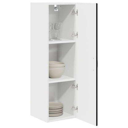 vidaXL Küchenschrank mit Regal Schwarz 30 x 31 x 100 cm Holzwerkstoff