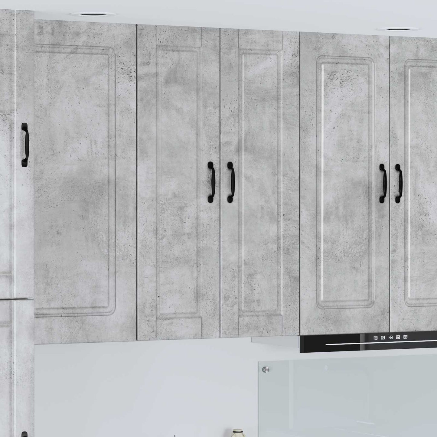 vidaXL Küchenschrank mit Tür Beton Grau 30 x 31 x 100 cm Holzwerkstoff