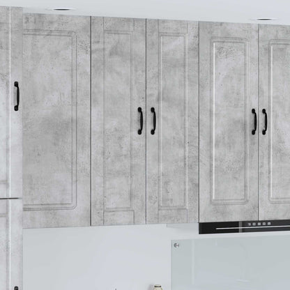 vidaXL Küchenschrank mit Tür Beton Grau 30 x 31 x 100 cm Holzwerkstoff
