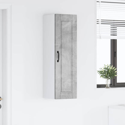 vidaXL Küchenschrank mit Tür Beton Grau 30 x 31 x 100 cm Holzwerkstoff