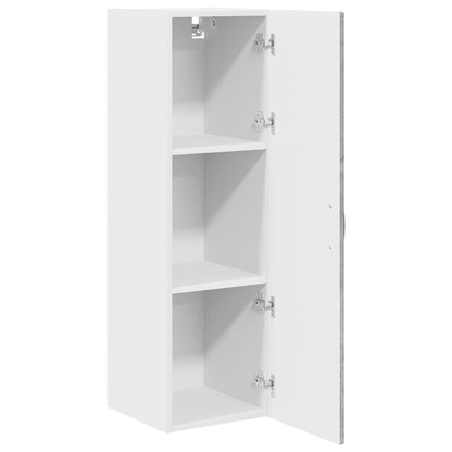 vidaXL Küchenschrank mit Tür Beton Grau 30 x 31 x 100 cm Holzwerkstoff
