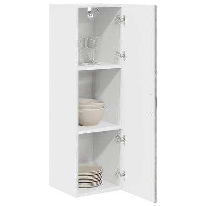 vidaXL Küchenschrank mit Tür Beton Grau 30 x 31 x 100 cm Holzwerkstoff