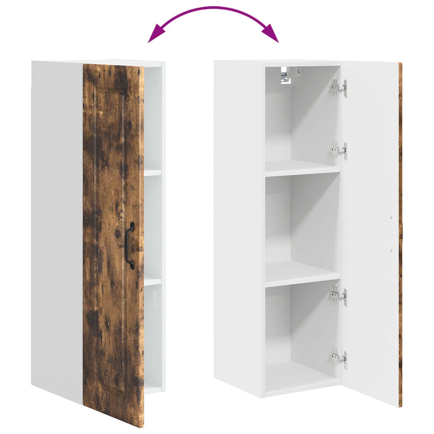 Küchenschrank Geräucherte Eiche 30 x 31 x 100 cm Holzwerkstoff