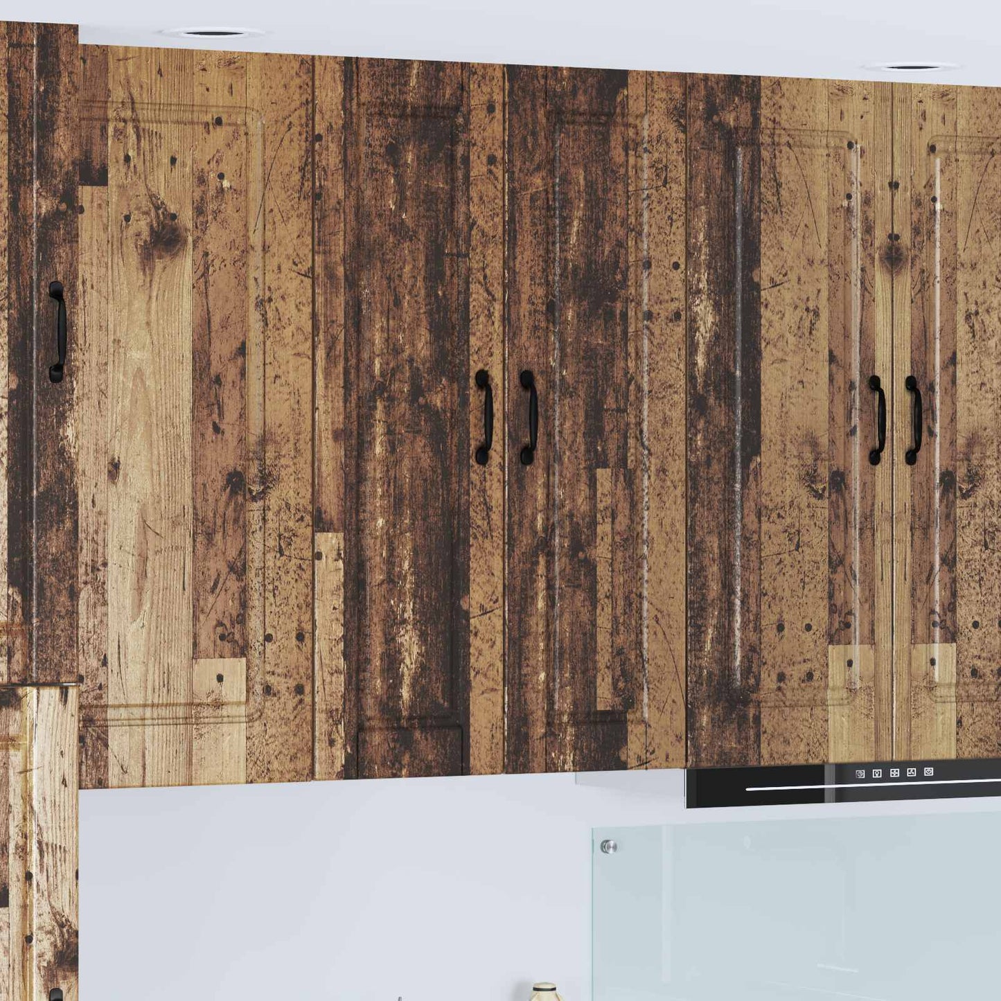 vidaXL Küchenschrank mit Regal Altholz 30 x 31 x 100 cm Holzwerkstoff