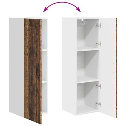vidaXL Küchenschrank mit Regal Altholz 30 x 31 x 100 cm Holzwerkstoff