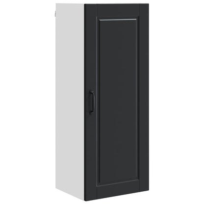 vidaXL Küchenschrank mit Regal Schwarz 40 x 31 x 100 cm Holzwerkstoff