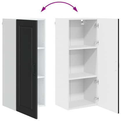 vidaXL Küchenschrank mit Regal Schwarz 40 x 31 x 100 cm Holzwerkstoff