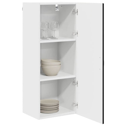 vidaXL Küchenschrank mit Regal Schwarz 40 x 31 x 100 cm Holzwerkstoff