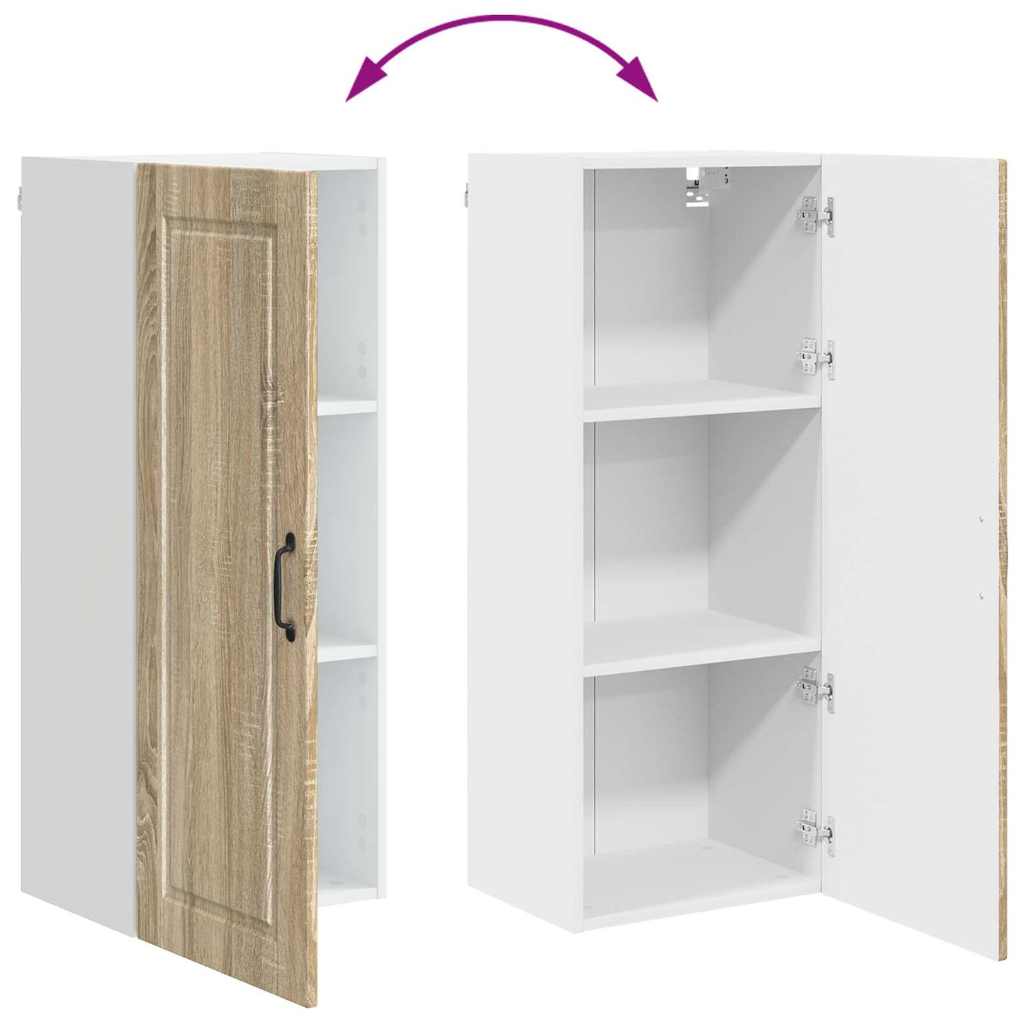 Küchenschrank Sonoma-Eiche 40 x 31 x 100 cm Holzwerkstoff