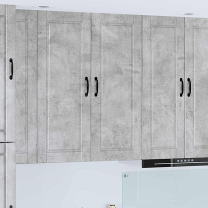 vidaXL Küchenschrank mit Tür Beton Grau 40 x 31 x 100 cm Holzwerkstoff