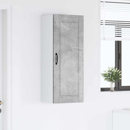 vidaXL Küchenschrank mit Tür Beton Grau 40 x 31 x 100 cm Holzwerkstoff