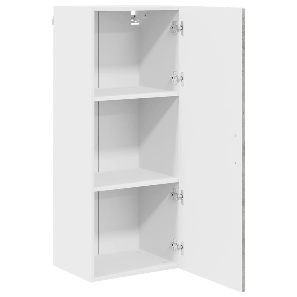 vidaXL Küchenschrank mit Tür Beton Grau 40 x 31 x 100 cm Holzwerkstoff