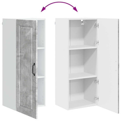 vidaXL Küchenschrank mit Tür Beton Grau 40 x 31 x 100 cm Holzwerkstoff