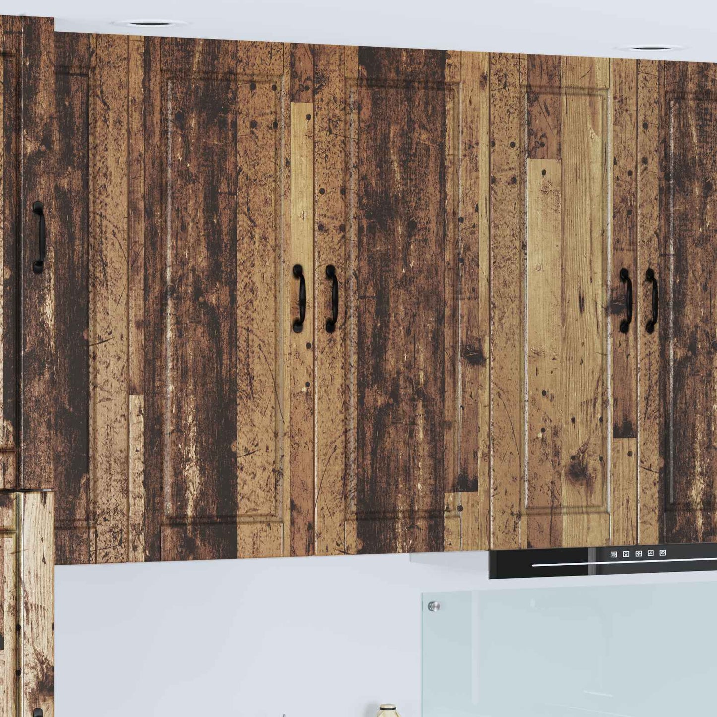 vidaXL Küchenschrank mit Regal Altholz 40 x 31 x 100 cm Holzwerkstoff