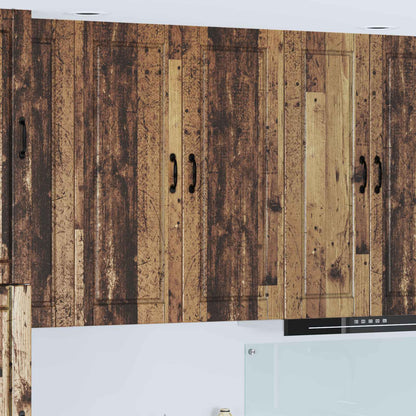 vidaXL Küchenschrank mit Regal Altholz 40 x 31 x 100 cm Holzwerkstoff
