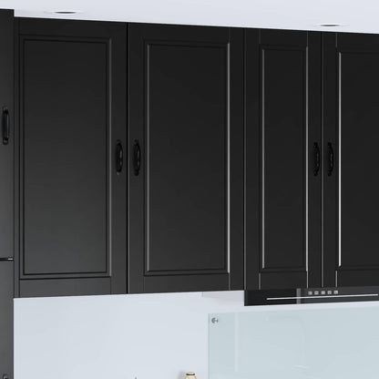 vidaXL Küchenschrank mit Regal Schwarz 50 x 31 x 100 cm Holzwerkstoff