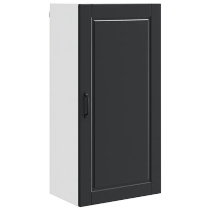 vidaXL Küchenschrank mit Regal Schwarz 50 x 31 x 100 cm Holzwerkstoff
