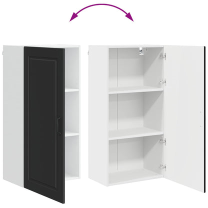 vidaXL Küchenschrank mit Regal Schwarz 50 x 31 x 100 cm Holzwerkstoff